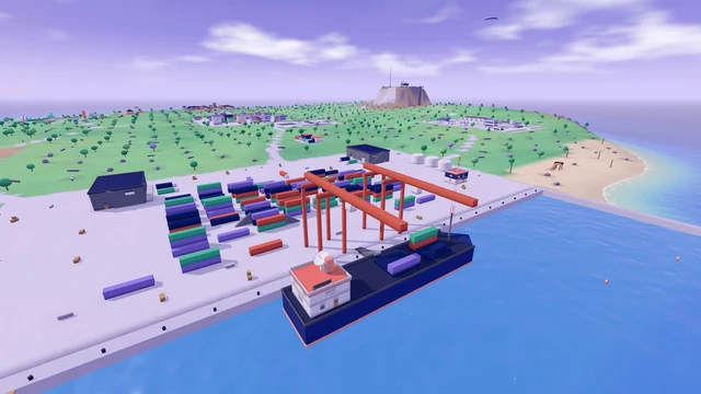 Degen Docks — Cranes, containers, a ship to board