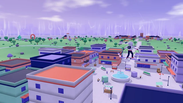 Market District — Hover-wing over the rooftops